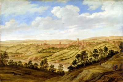 Richmond Castle, Yorkshire, c.1640-41 by Alexander Keirincx